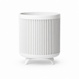 Fluted Cylinder Planter with Stand